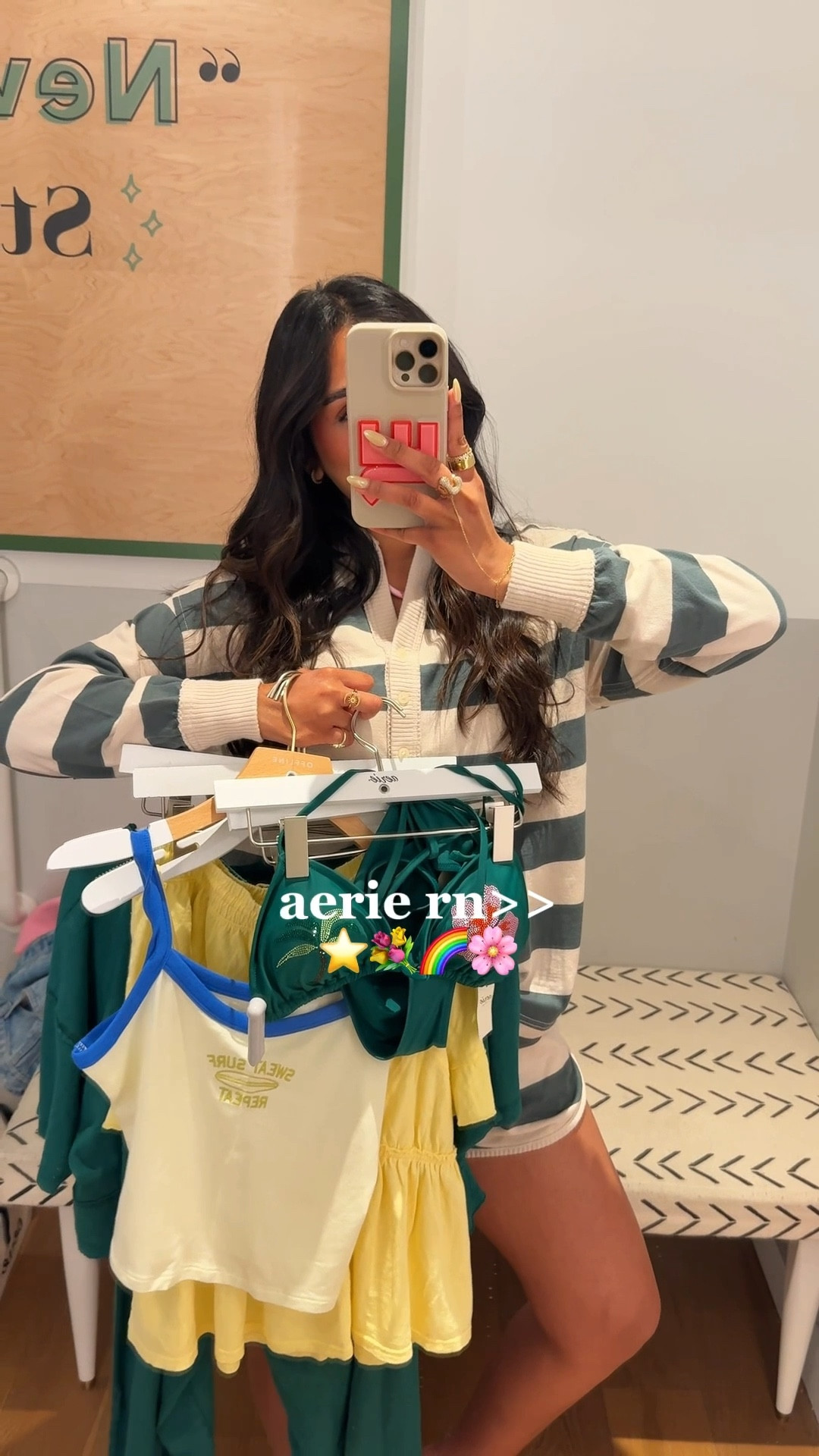Aerie try on!!💐⭐️🌈🌸