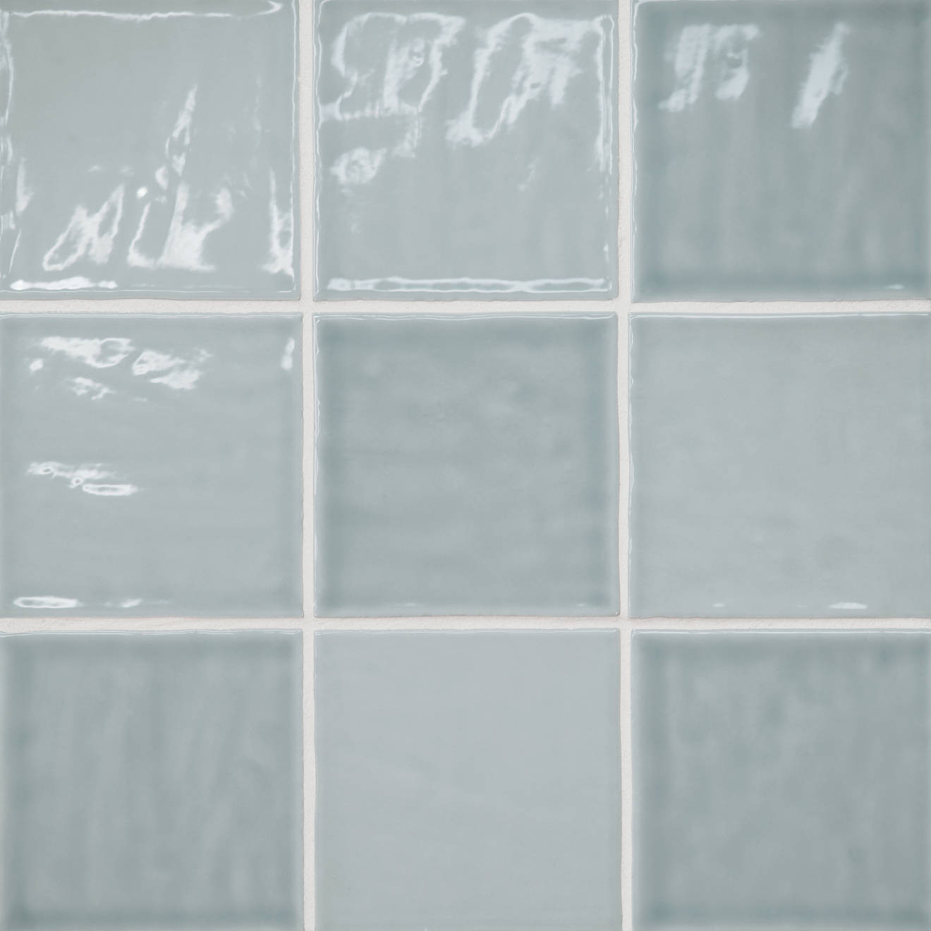 Marin 4" x 4" Ceramic Wall Tile in Misty Blue | Bedrosians Tile and Stone