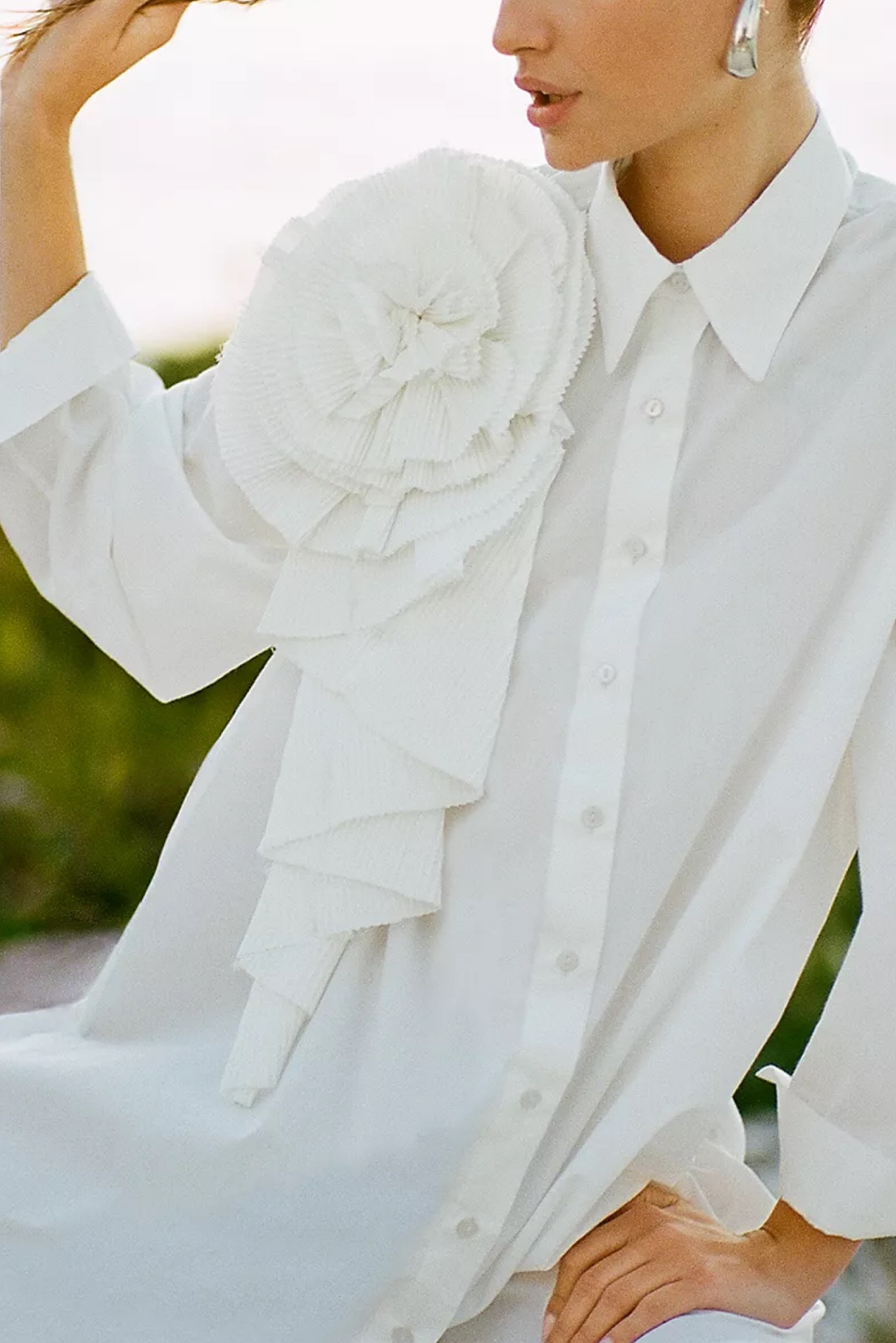 Appliqué shirt dress! 