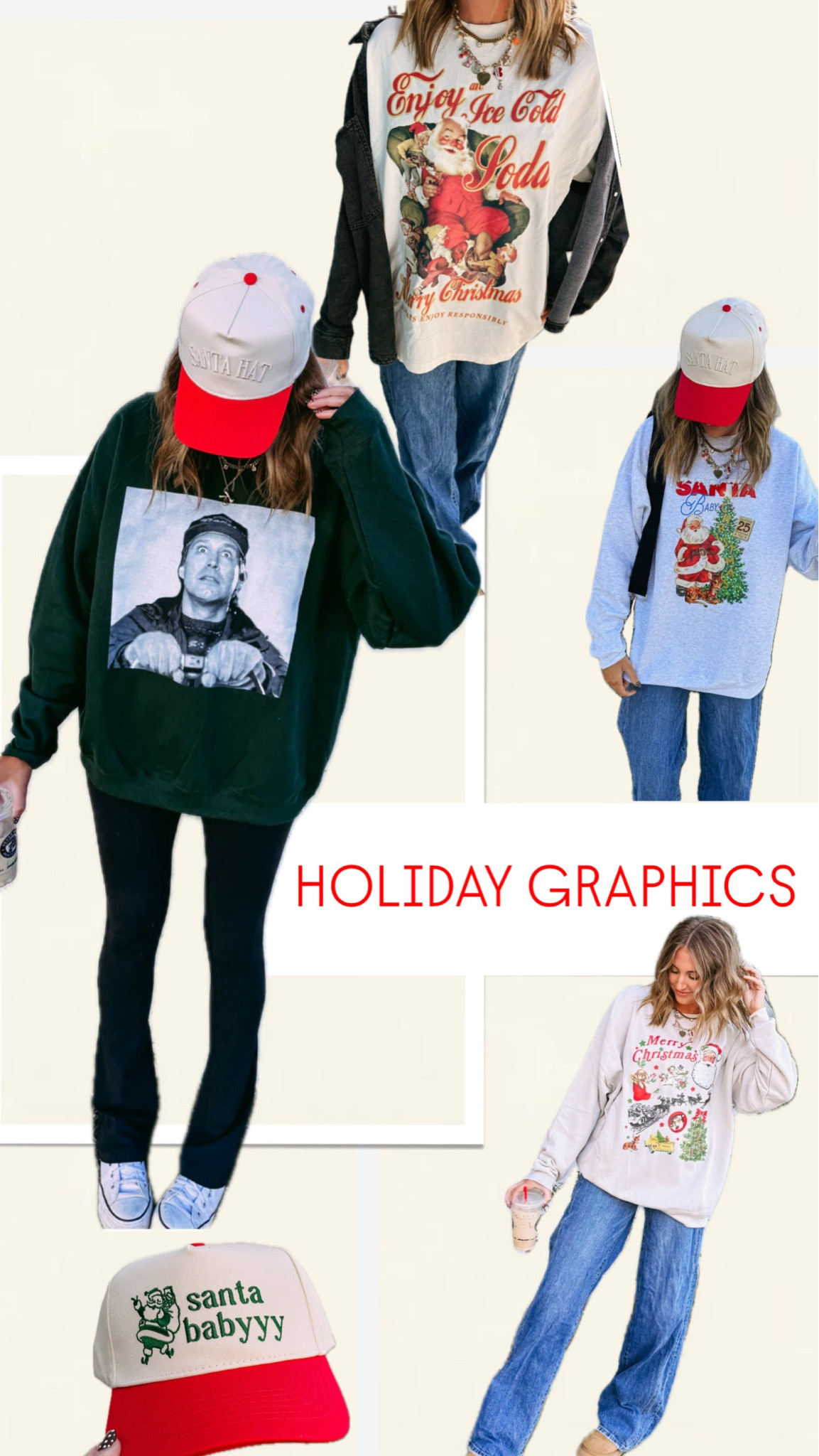 Holiday Graphics | Holiday Looks | Christmas | Holiday | Christmas Graphics | Winter | Sweatshirts | Tees | Basics | Casual | Festive 

#LTKU #LTKHoliday #LTKSeasonal