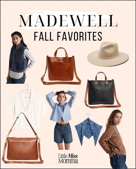 Rounded up some of my favorite fall fashion finds from Madewell! Outfit ideas for fall, fall handbags, accessories and more!

#LTKstyletip #LTKSeasonal