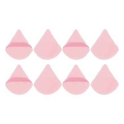 Unique Bargains Triangle Powder Puff 1 Set Pink | Target