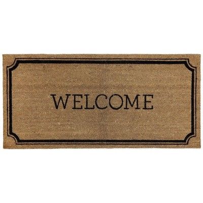 1&#39;10&#34;x3&#39;11&#34; Welcome Estate Doormat - Threshold&#8482; | Target