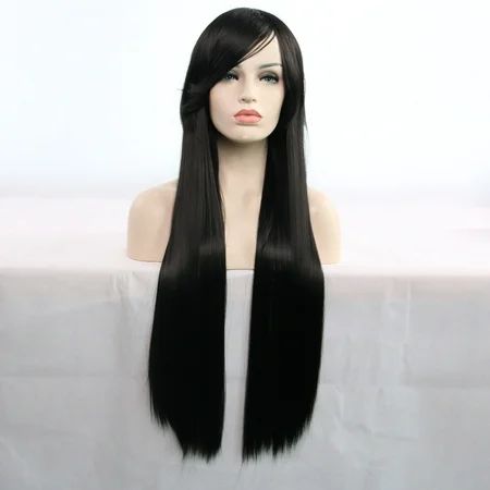 Gobestart New Arrival Amazing Long Straight 80CM Wig Gets You Eyecatching 100% Human Hair | Walmart (US)