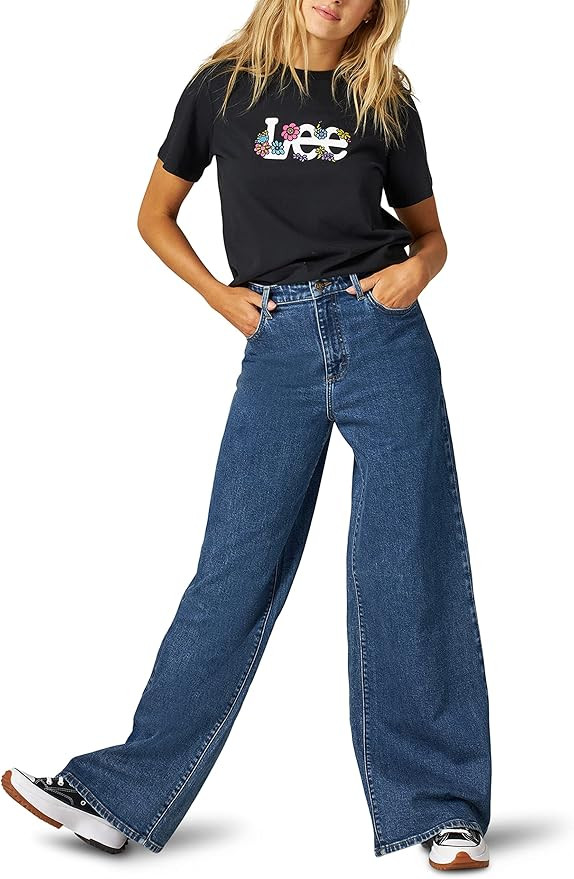 Lee Women's High Rise Wide Leg Slouch Jean | Amazon (US)