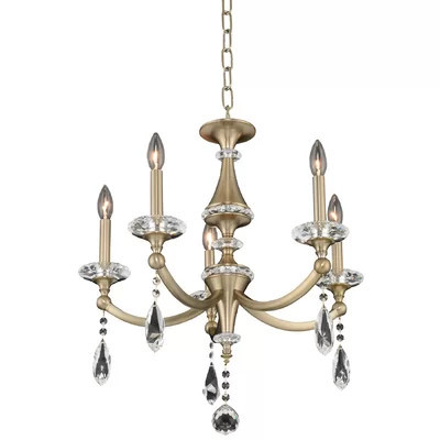 Floridia 5 Light Modern Classics Transitional Chandelier By Kalco | Wayfair North America