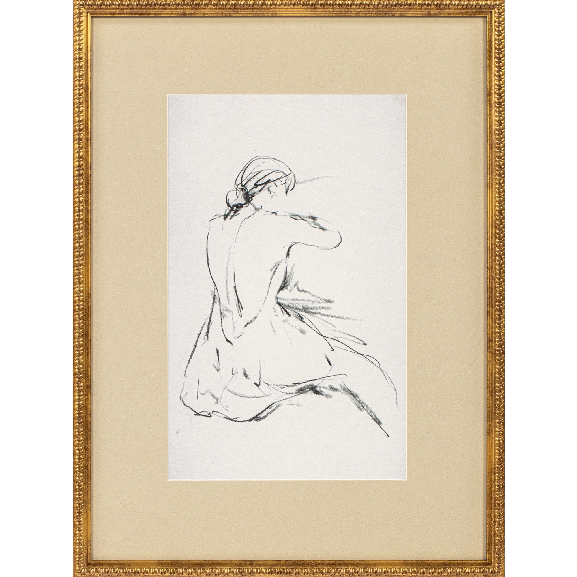 My Texas House Female Figure Drawng Framed Art 18x24 | Walmart (US)