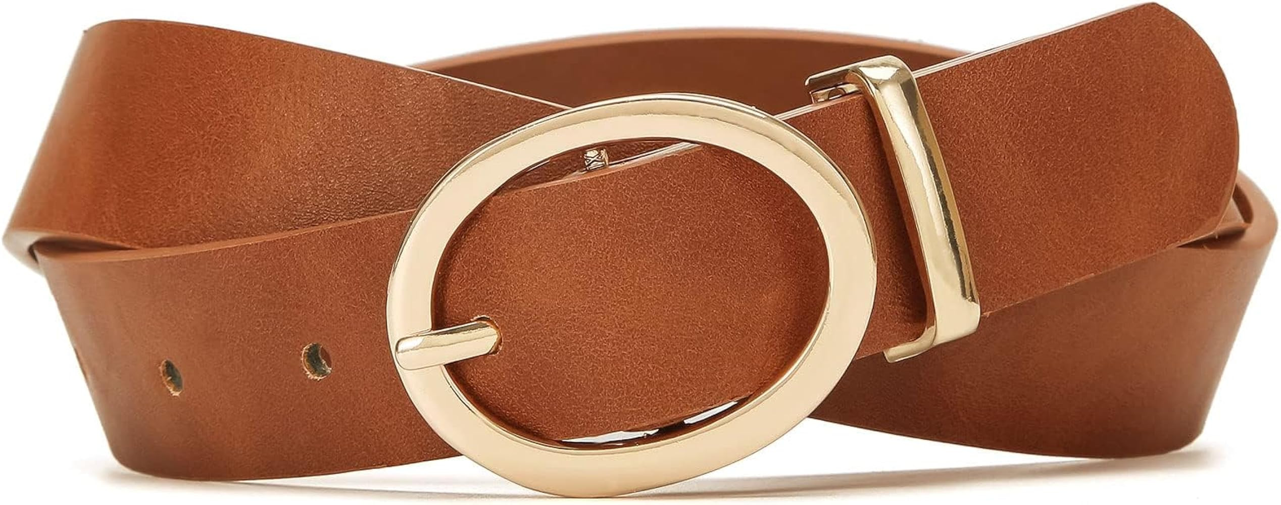 Earnda Womens Belts for Jeans Faux Leather Strap | Amazon (US)