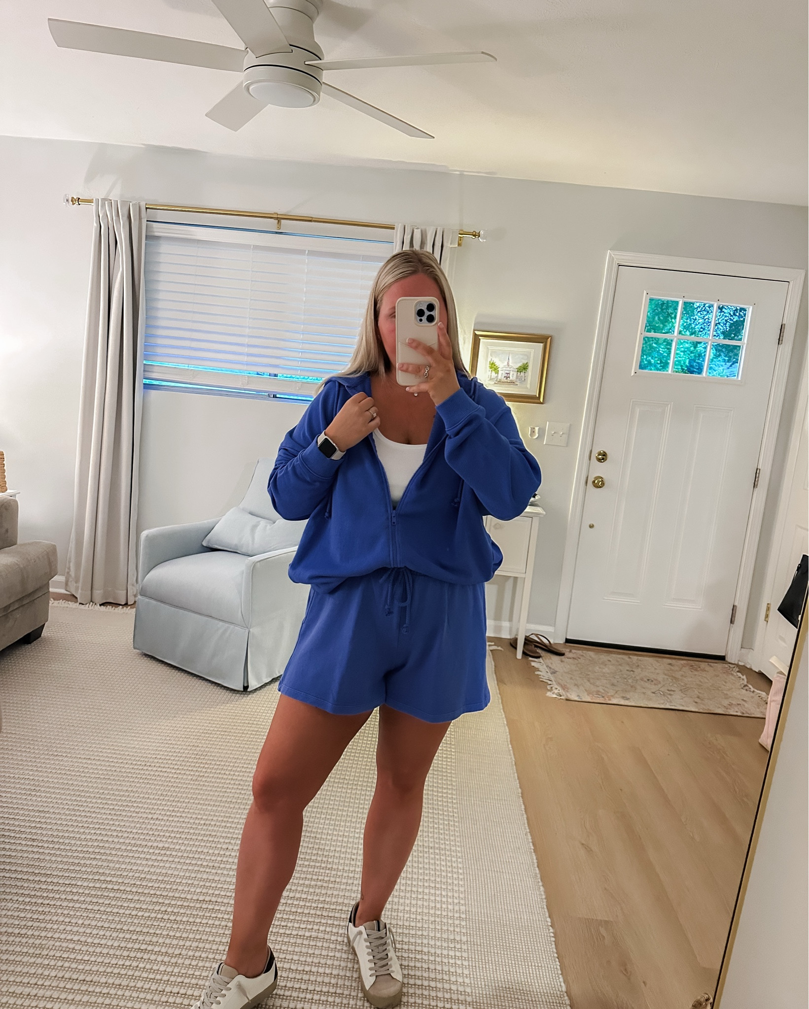 target set 💙 wearing an XL in both but could have sized down! 

#LTKSeasonal #LTKMidsize #LTKFindsUnder50