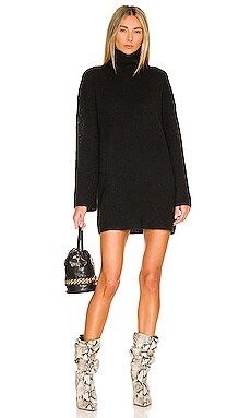 L'Academie Sable Sweater Dress in Black from Revolve.com | Revolve Clothing (Global)