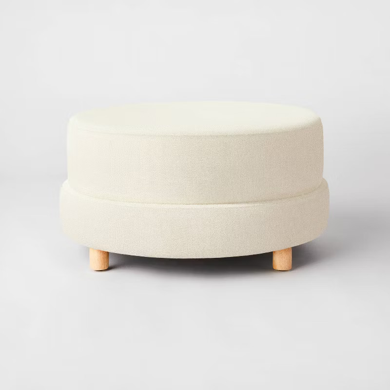Wilmington Upholstered Round Ottoman - Threshold™ designed with Studio McGee | Target