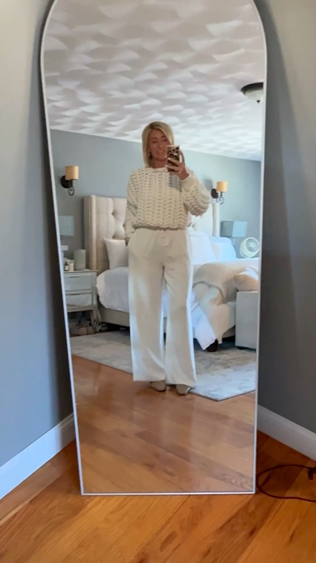 Target has some great pieces for spring. This sweater was just restocked and is so good. Also comes in a bright red. The pants are great for spring and summer. 

#LTKOver40 #LTKootd #LTKSeasonal