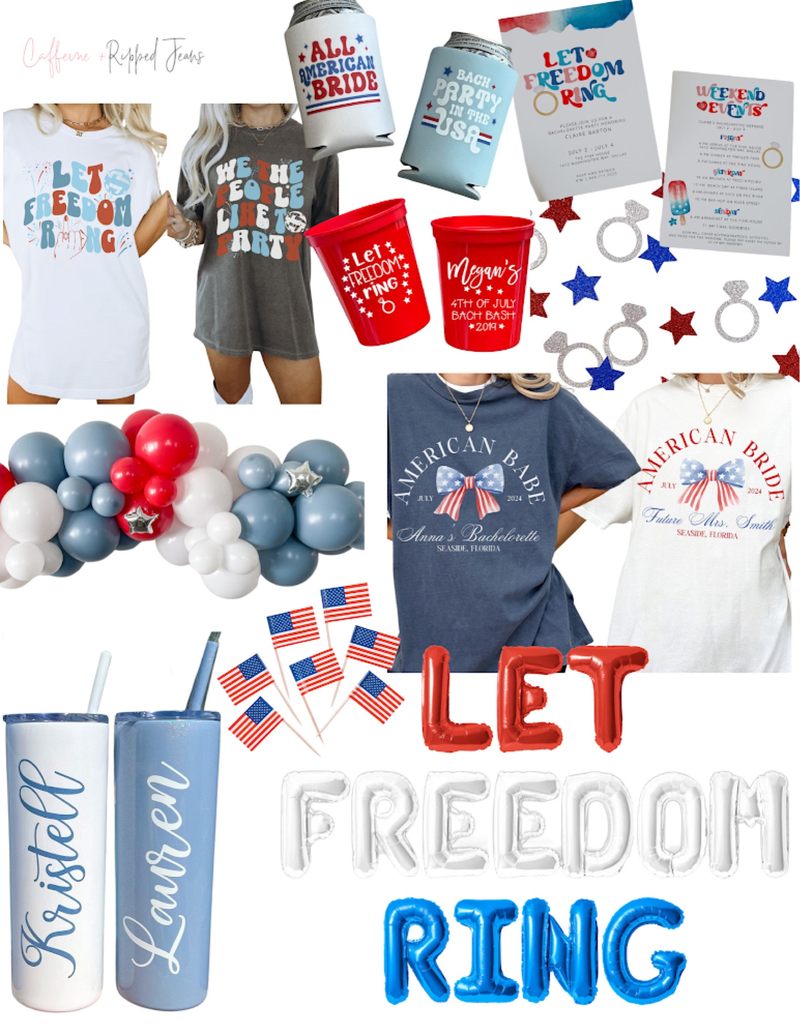 // bachelorette party theme // bachelorette party ideas // Fourth of July bachelorette party // Fourth of July party // 

#LTKParties #LTKStyleTip #LTKWedding