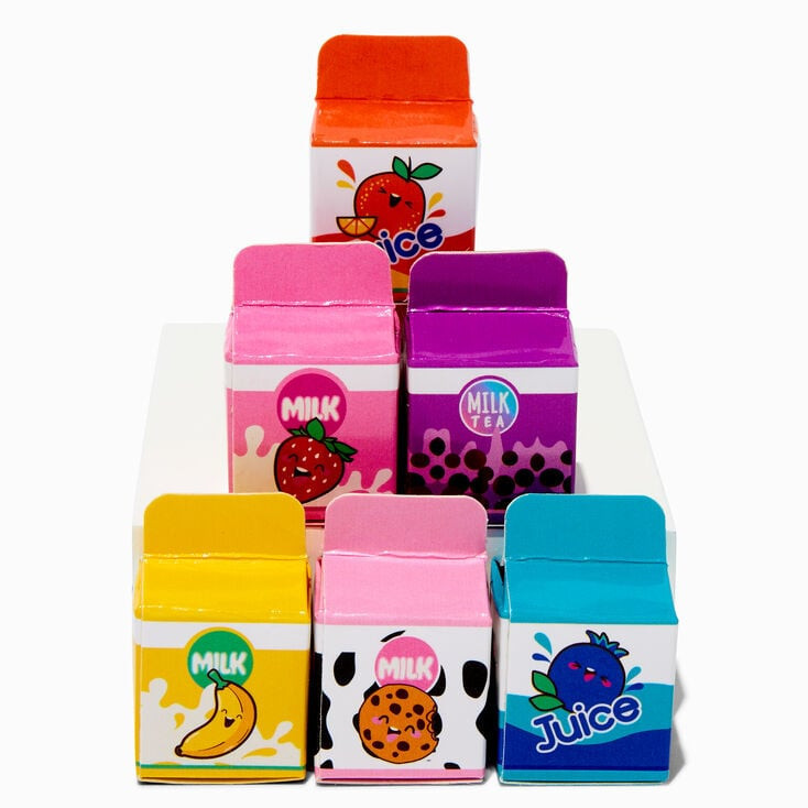 Milk Carton Mini Erasers - Styles Vary | Claire's (UK)