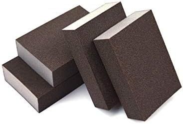 Extra Fine (400 Grit) Manual Sanding Sponge Sheet Kitchen Polishing Grinding Abrasive Sponge Block 4 | Amazon (US)