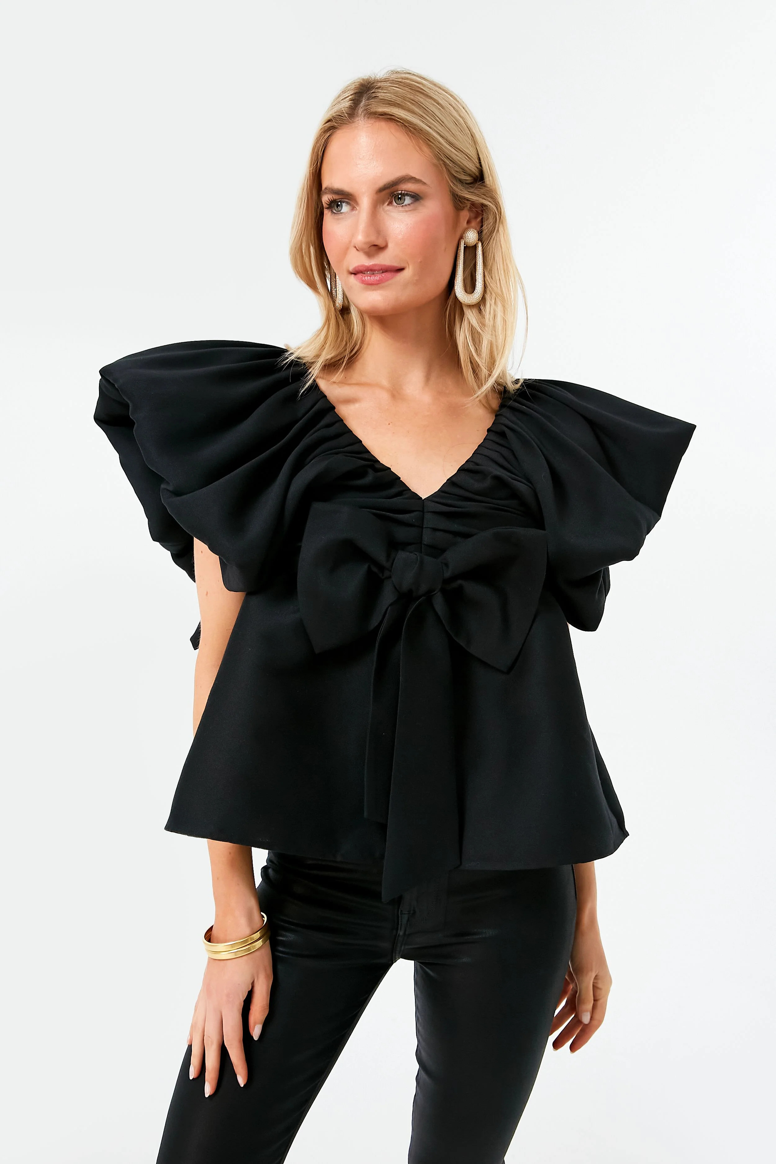 Black Brooke Blouse | Tuckernuck (US)