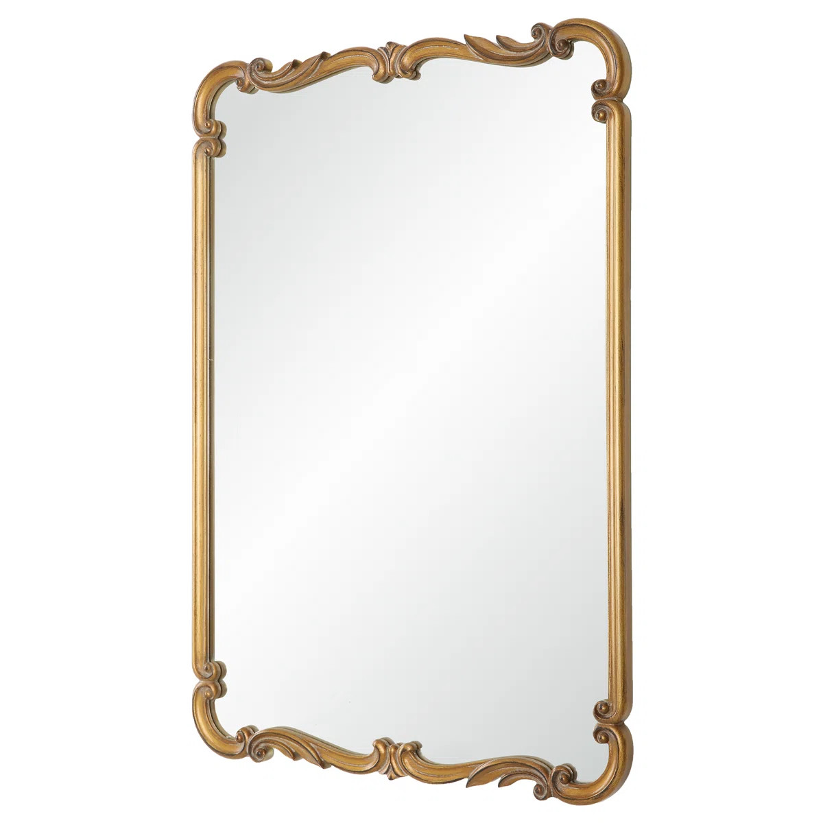 Fiona Engineered Wood Rectangle Wall Mirror | Wayfair North America