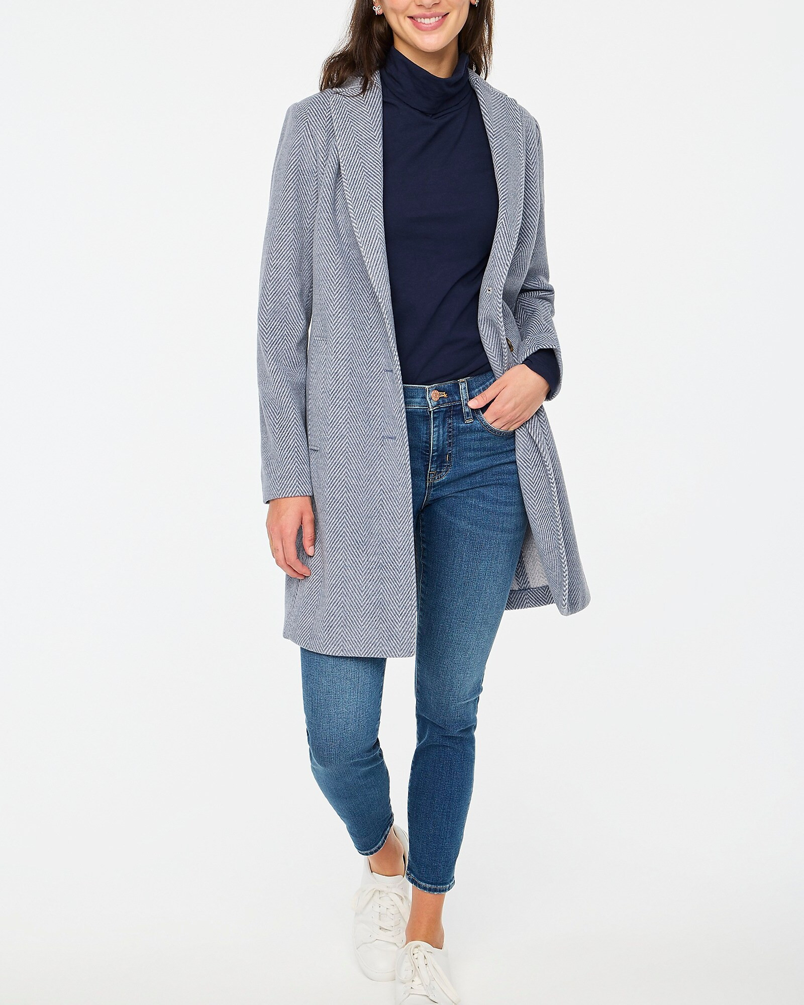 Herringbone topcoat | J.Crew Factory