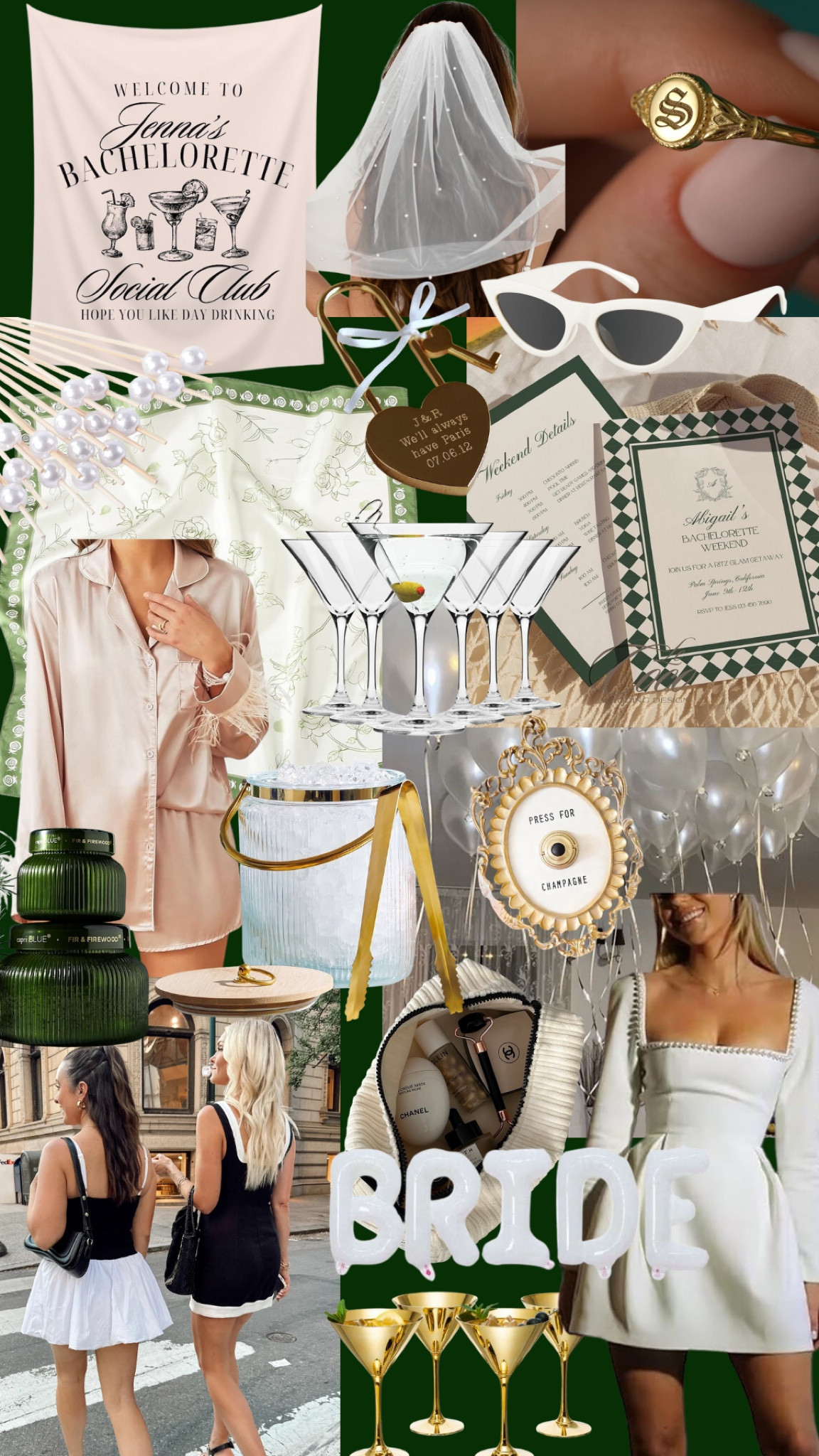 Classy and elegant bachelorette party theme that gives Quiet Luxury! This money aesthetic is perfect for fall and winter bachelorettes!

#bride #bachelorette #martinis #oldmoney #luxury #champagne #bondgirl #pearls #designer #chanel #bacheloretteparty #countryclub



#LTKParties #LTKTravel #LTKWedding