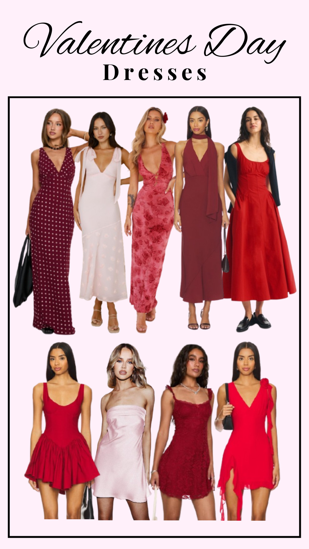 Found your perfect February 14th fit so you don't have to. ❤️ 🏹 #ValentinesDay #DateNight #LTKfashion #RedDress 

 #LTKValentine #LTKootd #LTKSeasonal