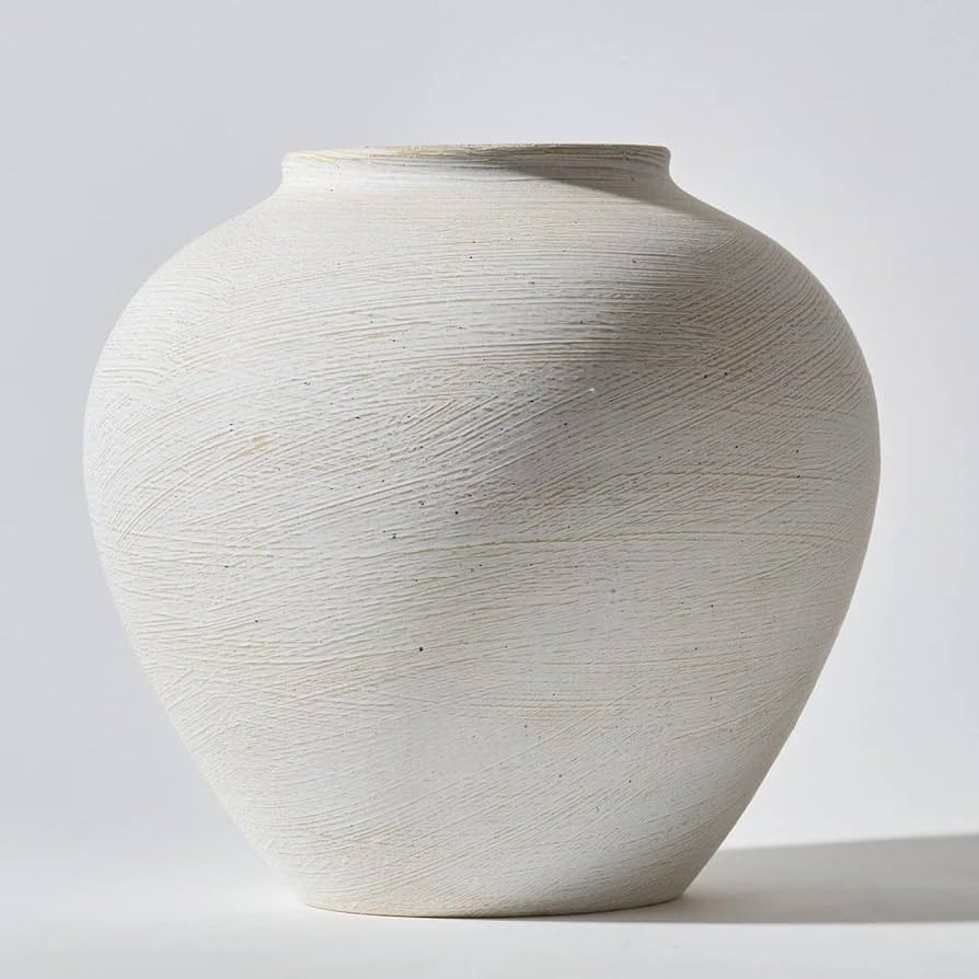SilkSerenade Large Round Vase for Bedroom Kitchen Living Room Table, Contemporary Farmhouse Decor... | Amazon (US)