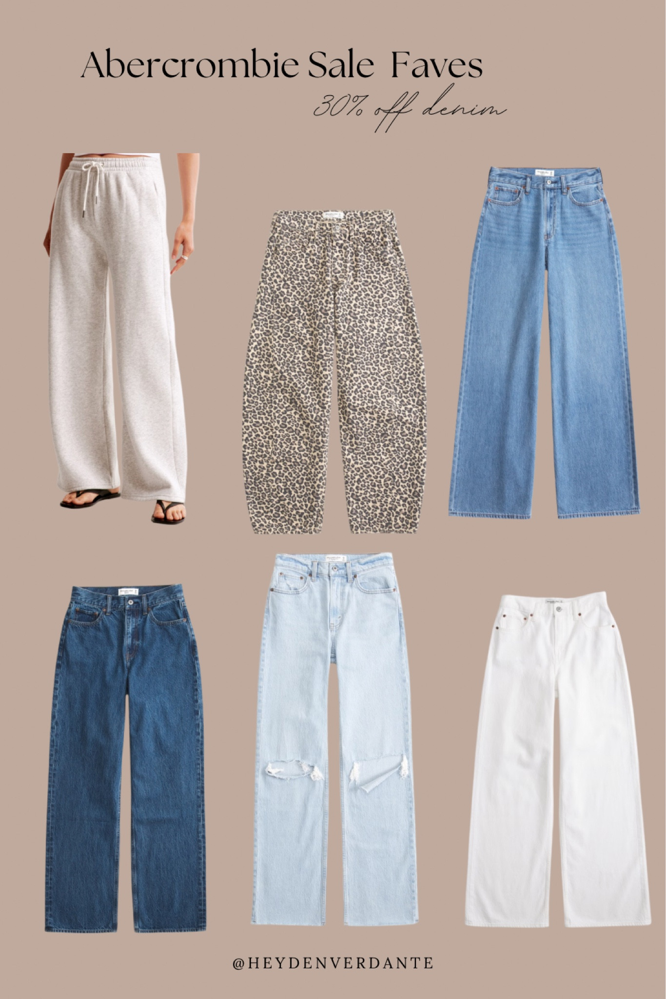 Abercrombie is doing their big denim sale and all of my FAVE denim is from Abercrombie!! My fave sweats are on sale too! Definitely stock up now! 30% off denim! 

#LTKSaleAlert #LTKFindsUnder100 #LTKStyleTip