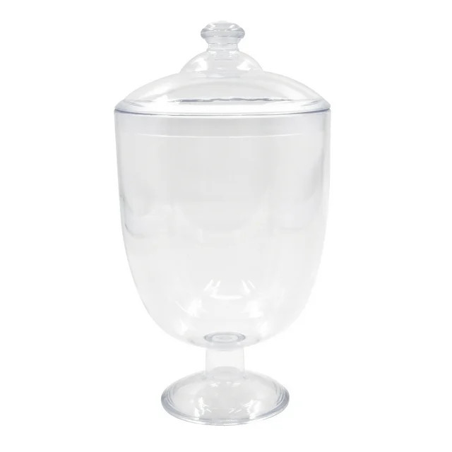 Plastic 81oz Candy Container with Lid, Clear, 1 Count, Party Favors, Way to Celebrate | Walmart (US)
