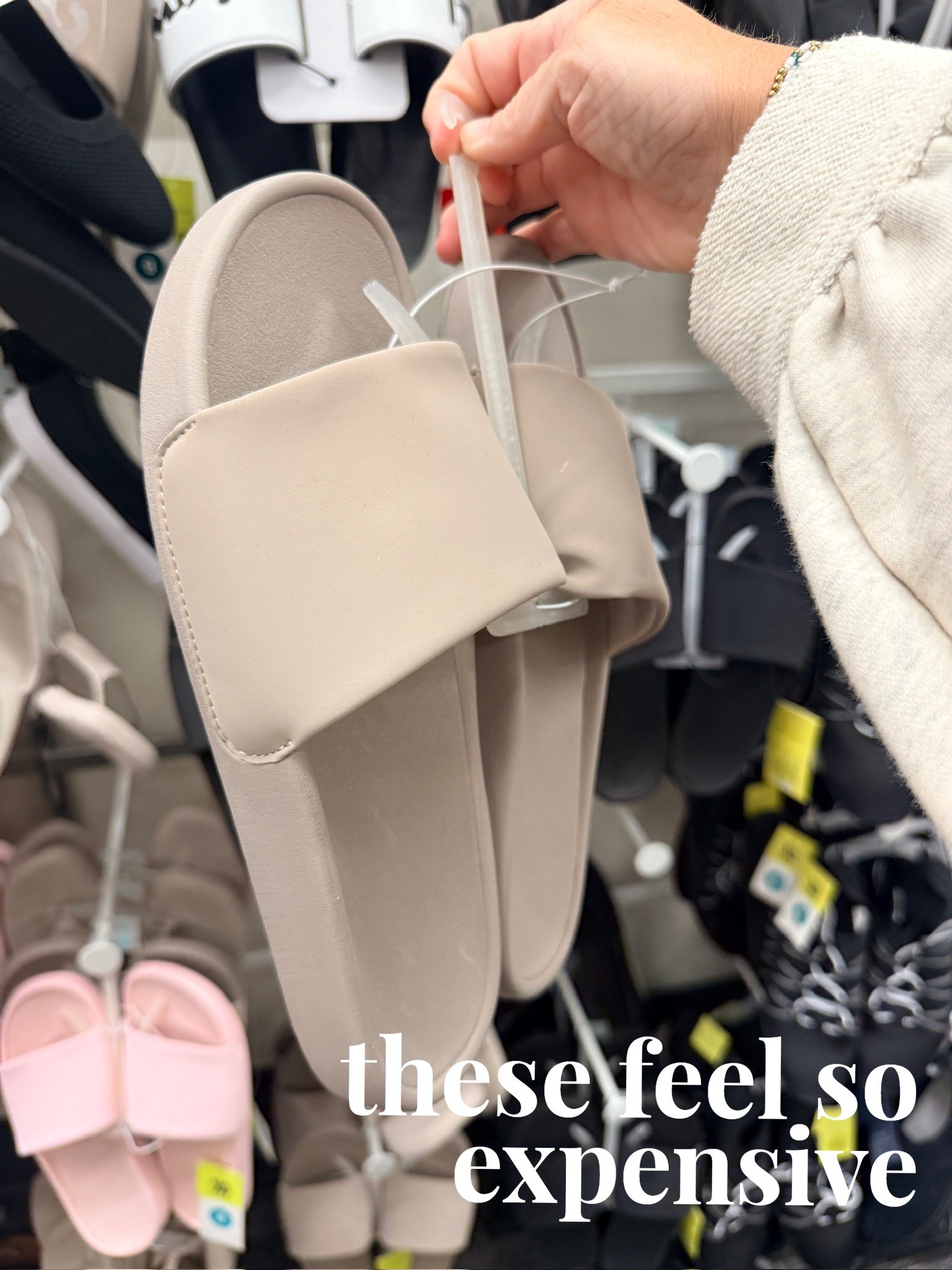 I already love the All in Motion line at @Target but they also make a sandal that is so soft, it feels designer! So comfy and I love this muted taupe color.

#LTKmomlife #LTKootd #LTKOver40
