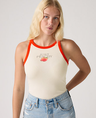 Women's Graphic Hayes Racer Sleeveless Tank Top | Macy's