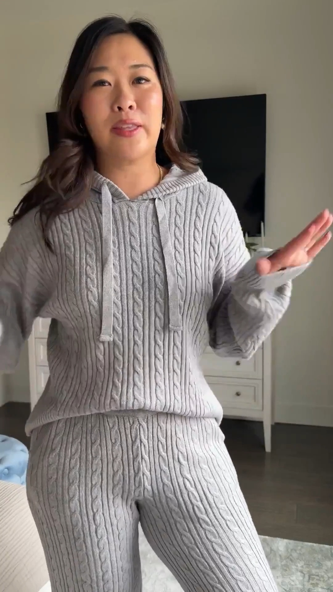 Walmart Cable Knit Sweater Set
Size Medium
Paired with the cutest bow slippers that would make a great gift too! 


walmart fashion, sweater set, women’s fashion, mom style, cozy outfit, cozy style, trendy set, casual outfit, gift guide, gift idea, gift for her 

#LTKGiftGuide #LTKHoliday #LTKootd