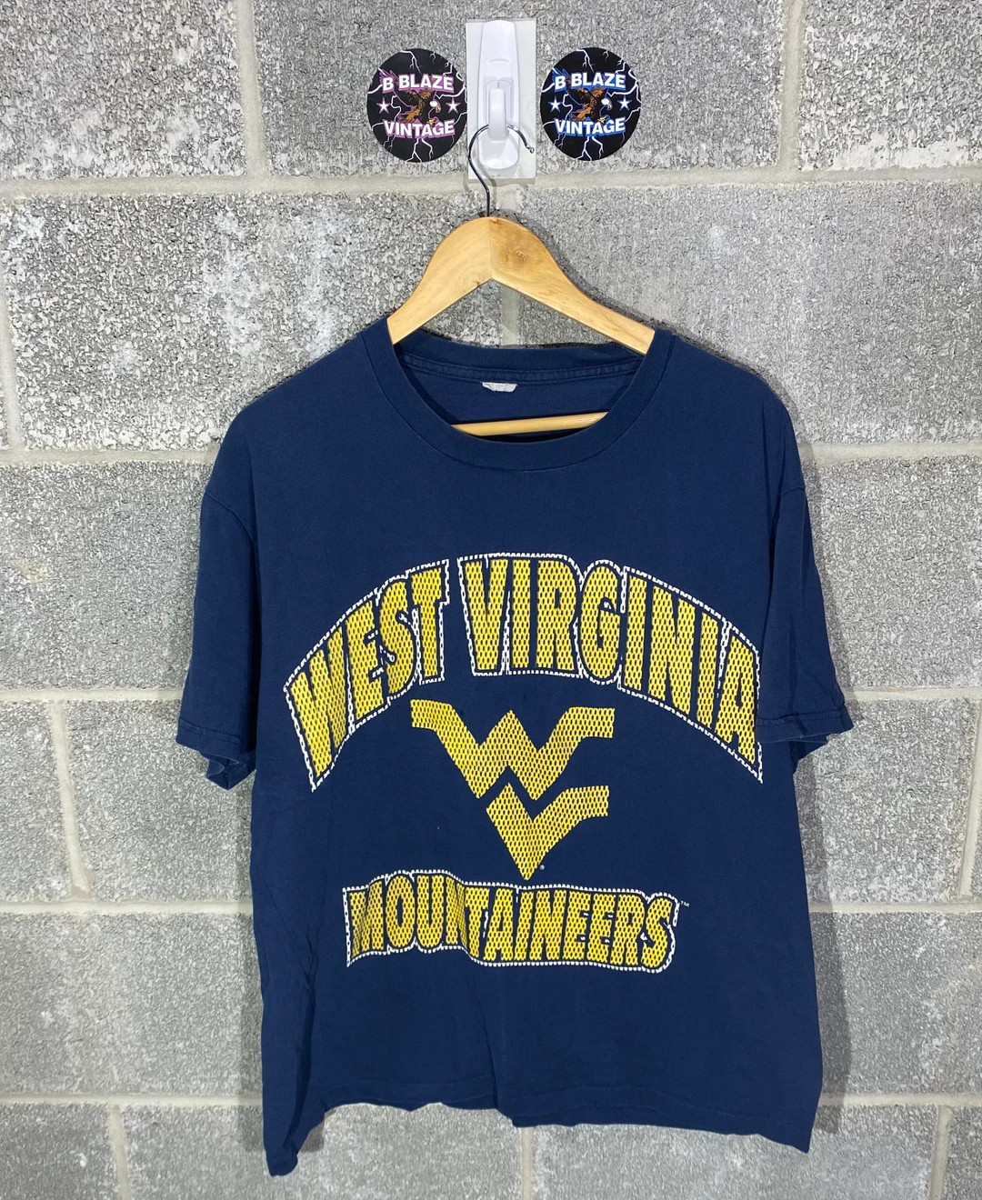 Vintage 1990s West Virginia University Mountaineers NCAA College Football T-Shirt | Etsy (US)