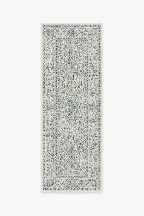 Vianna Blue & Ivory Rug | Ruggable