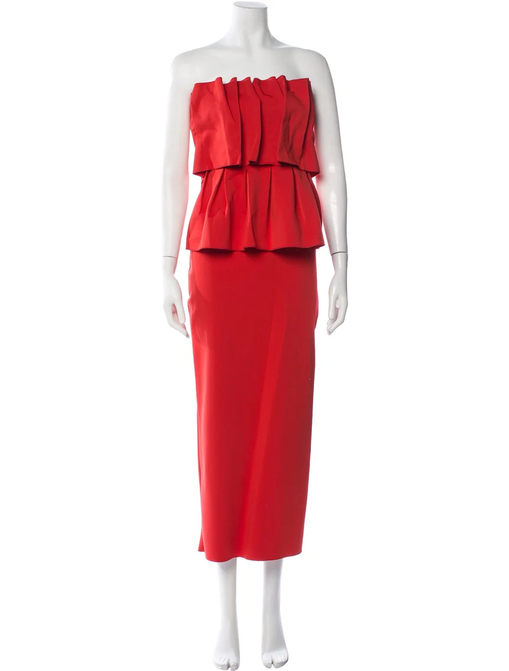 Dagmar Strapless Long Dress w/ Tags - Red Dresses, Clothing - WXD21149 | The RealReal | The RealReal