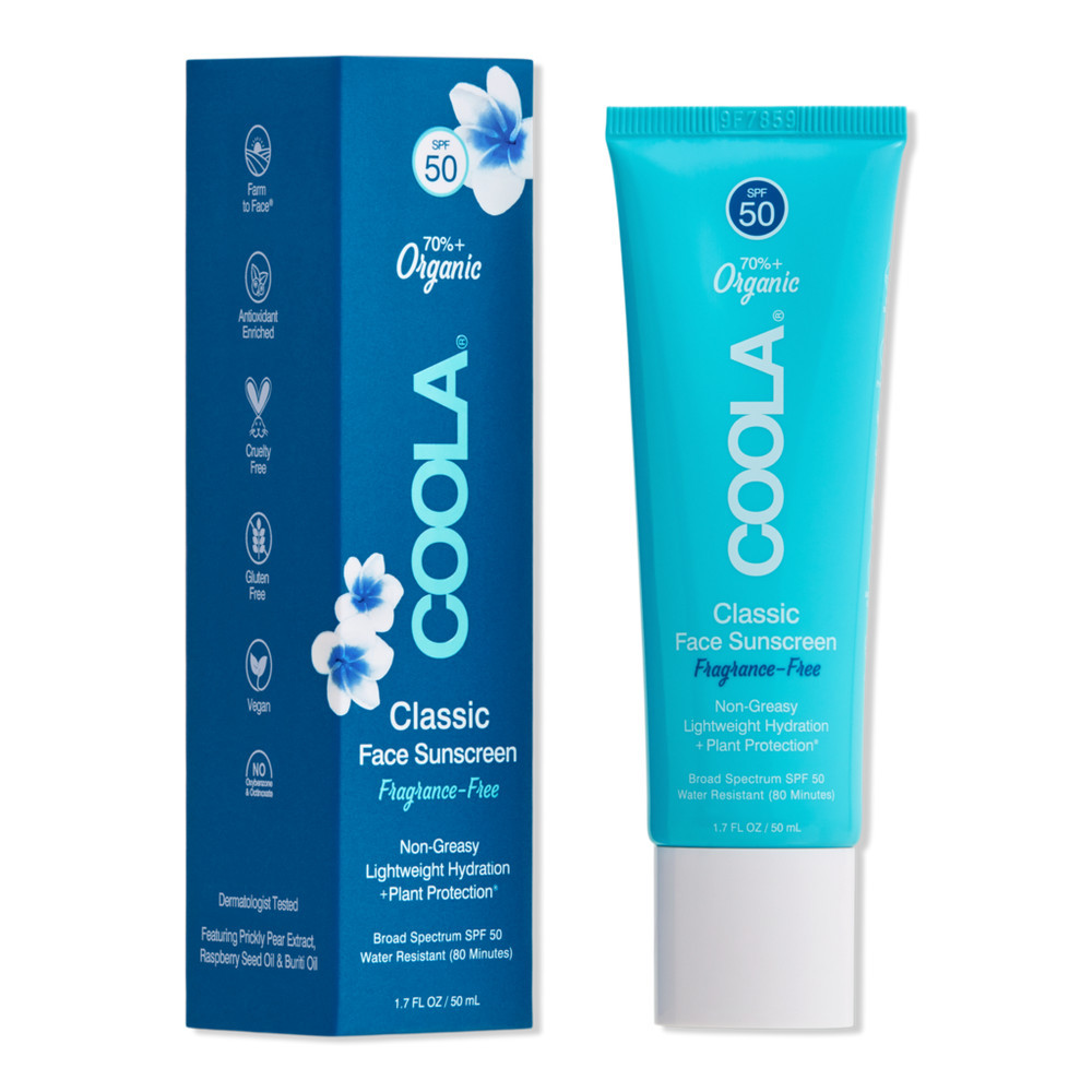 COOLA Organic Classic Face Sunscreen SPF 50 - Fragrance-Free | Ulta