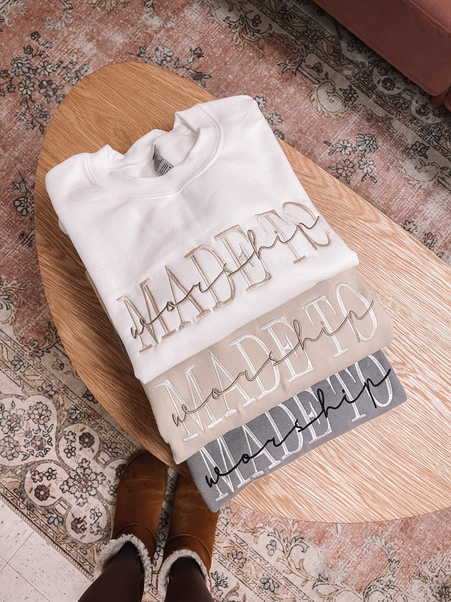 Best selling MADE TO WORSHIP sweatshirt. Under $35 

#LTKFind #LTKstyletip #LTKunder50