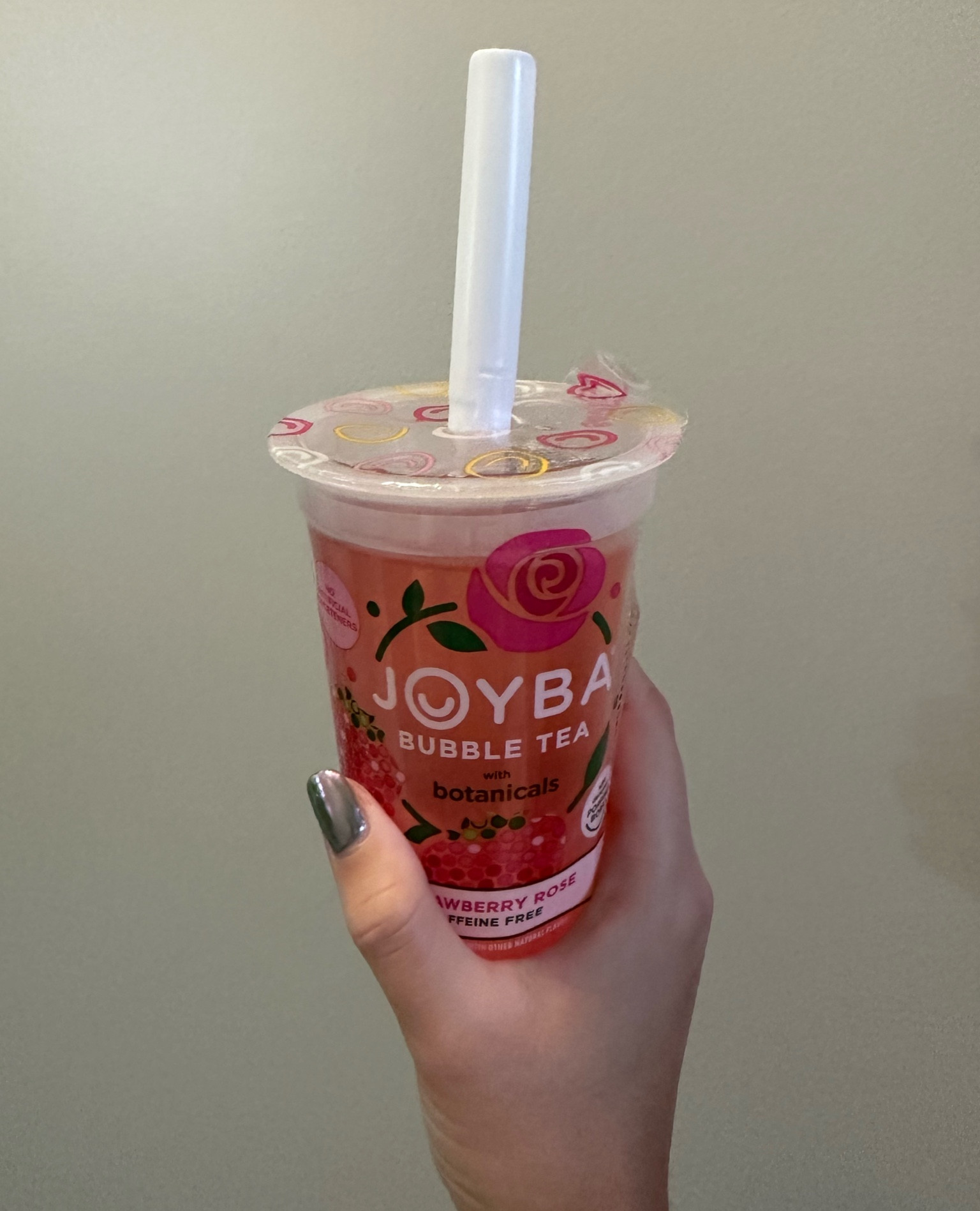 Joyba Raspberry Dragon Fruit Black Bubble Tea - 4pk/12 Fl Oz Cups
