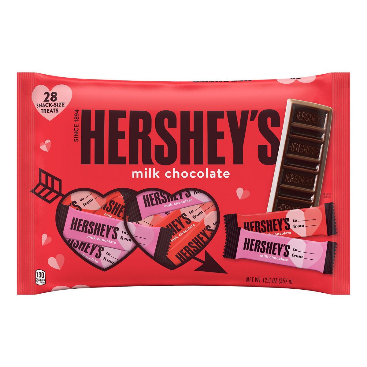 Hershey's Valentine's Day Milk Chocolate Exchange Candy Bag - 12.6oz | Target