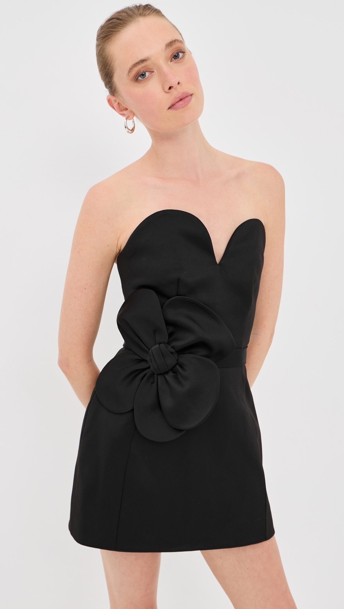 Satin Daisy Belted Dress | Shopbop