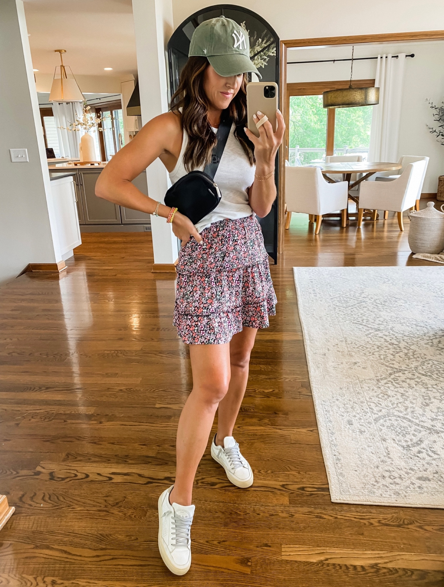 Outfit Ideas Fall Floral Mini Skirt White Floral Skirt Outfit Best