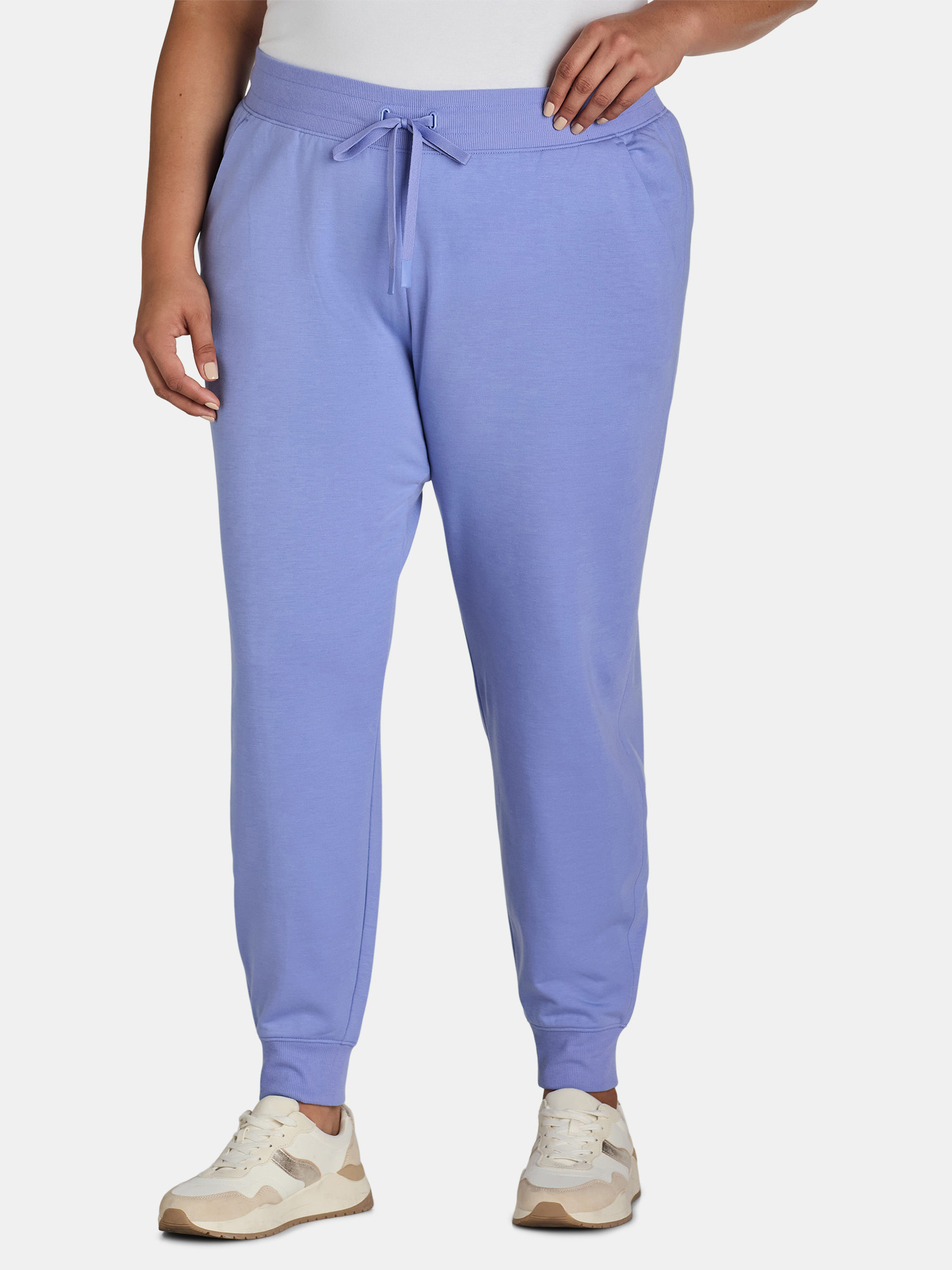 Athletic Works Women's Plus Super Soft Jogger 2 Pack, Sizes 1X-4X | Walmart (US)