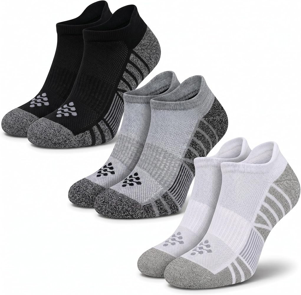 True Energy Women's No Show Socks, Low Cut Invisible Running Socks with Breathable Comfort, 3 Pai... | Amazon (US)