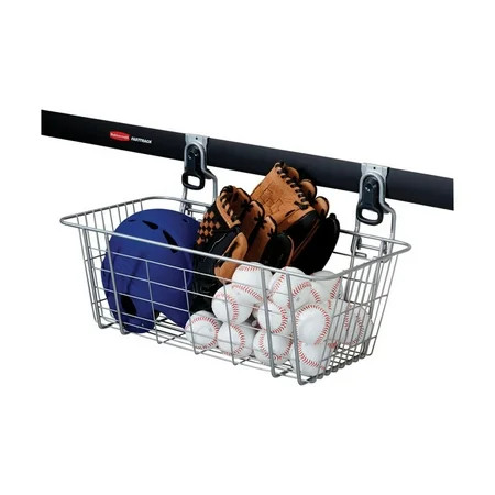 Rubbermaid FastTrack Garage 24 Steel Wire Mesh Basket | Walmart (US)