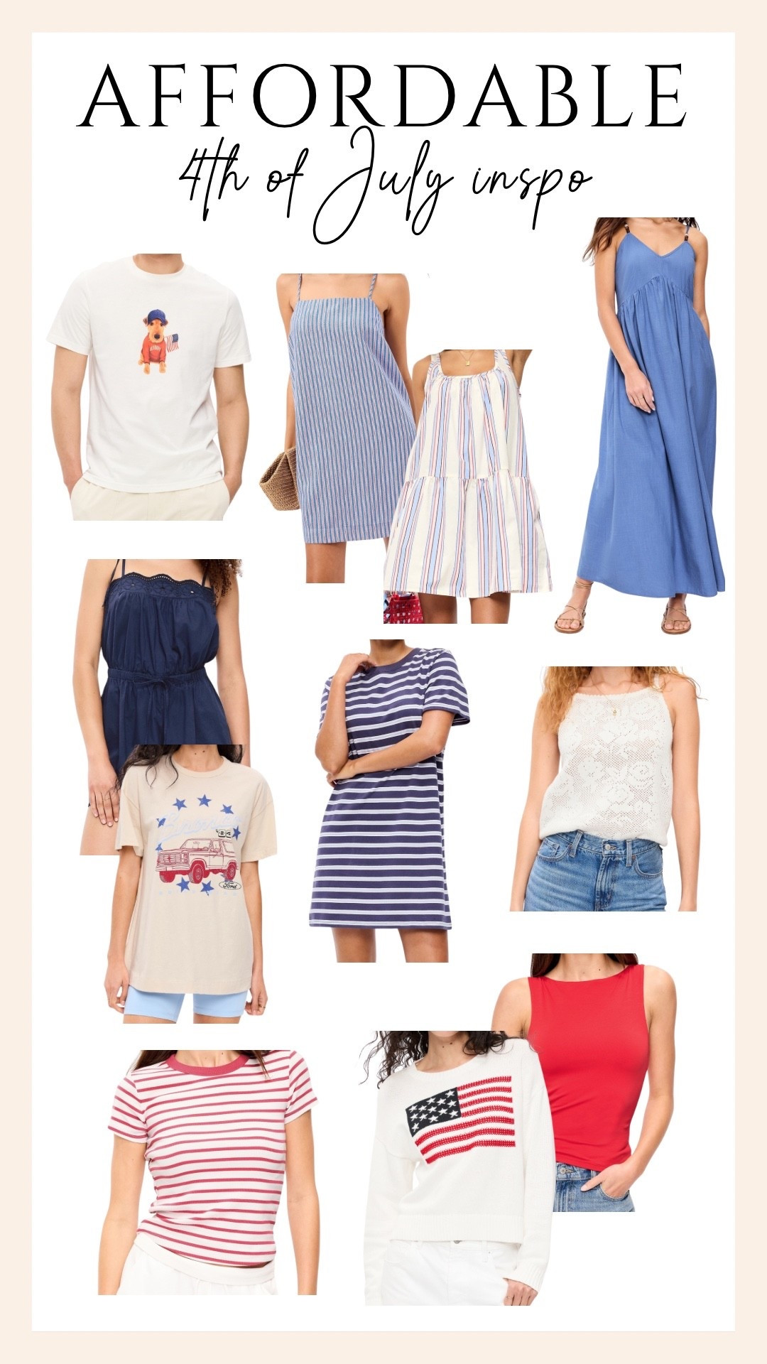 Affordable 4th of July inspo!

#LTKgrwm #LTKootd
