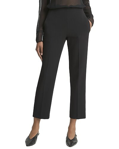 Mid Rise Velvet Strapping Pull-On Pant | Gilt & Gilt City