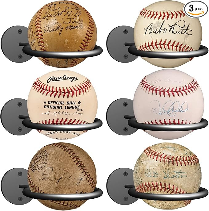 Baseball&Softball Display Memorabilia Holder Baseball Bat Storage Baseball Display Holders Heavy-... | Amazon (US)