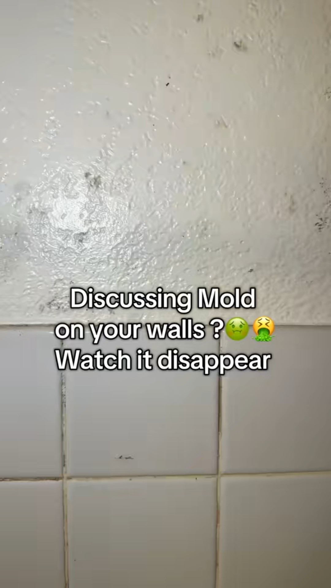 Wall mold removed ! 

#LTKHome #LTKvlog #LTKmomlife