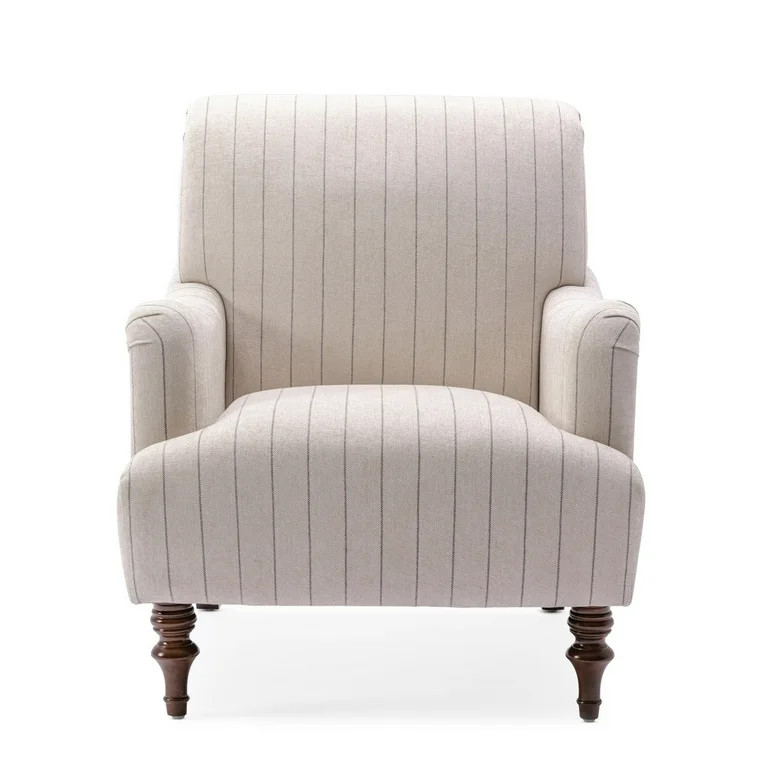 Sylvia Sea Oat Striped Accent Chair | Walmart (US)