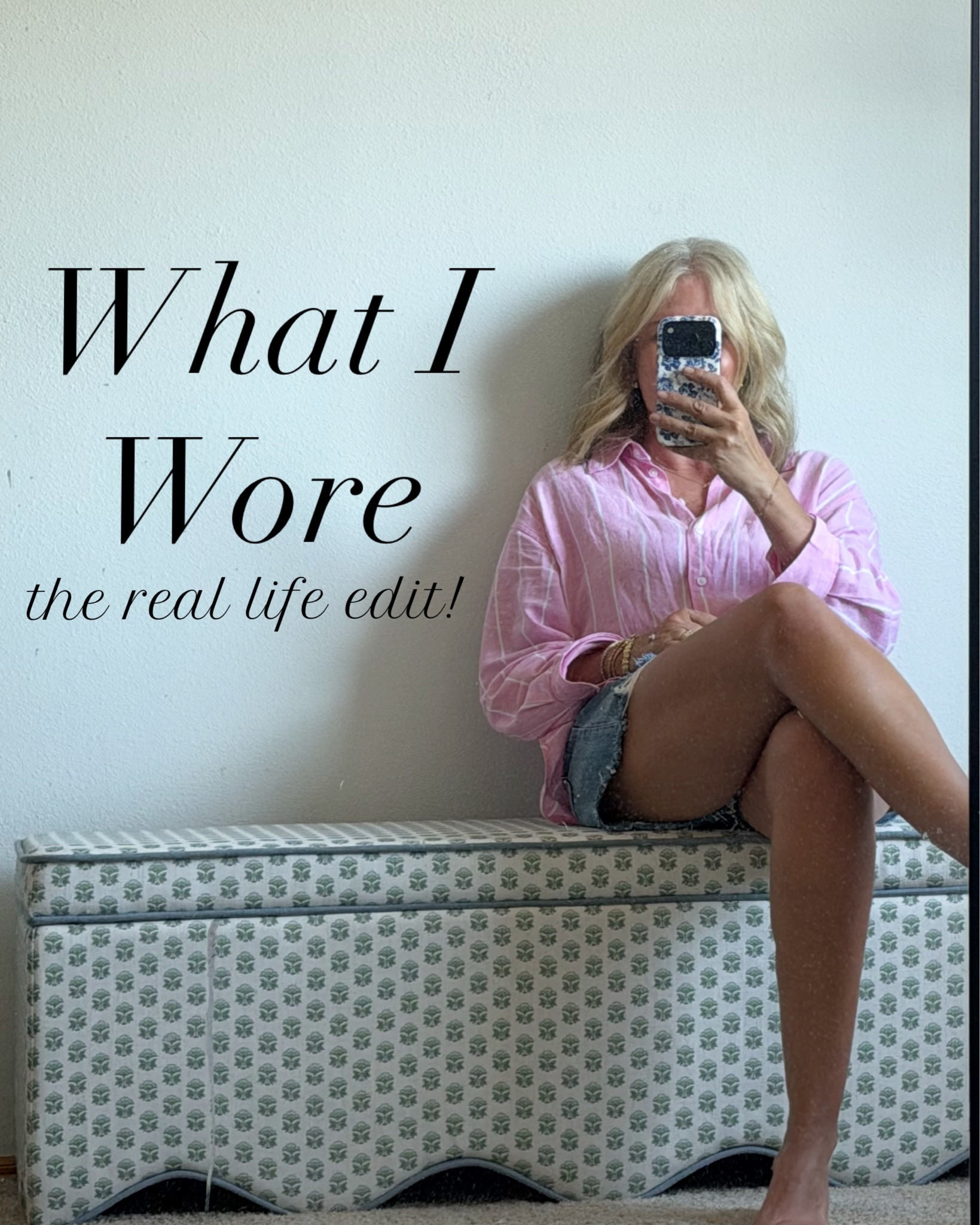 WHAT I WORE - the real life edit!  Comment SHOP FOR LINKS! 

What I wore last week! 

#dailyoutfit #whatiwore #midlifewomen #over50 

Love Camo! These shorts are sold out, but I’ve linked similar!  Favorite sandals though! 

These pants are $30 and a dream! A late summer staple!! Let’s hear it for the color combo! ♥️🤎

$8 tank for the win!  I love a good longer denim short! 

Hope you grabbed this dress when I shared!  But any shirt dress is a winner in my book!! 💙

The perfect balloon skirt!  The color is so on trend and will be so cute heading into Fall! 🤎

My FAVE jeans….men’s Levi’s!  I sized up 4 sizes here for the perfect slouchy fit! 

A pop of red is always a good idea!  These are my favorite twill shorts, and this tank….$8!! 

The cutest track shorts!  They look so 80’s and I love it!! 💙