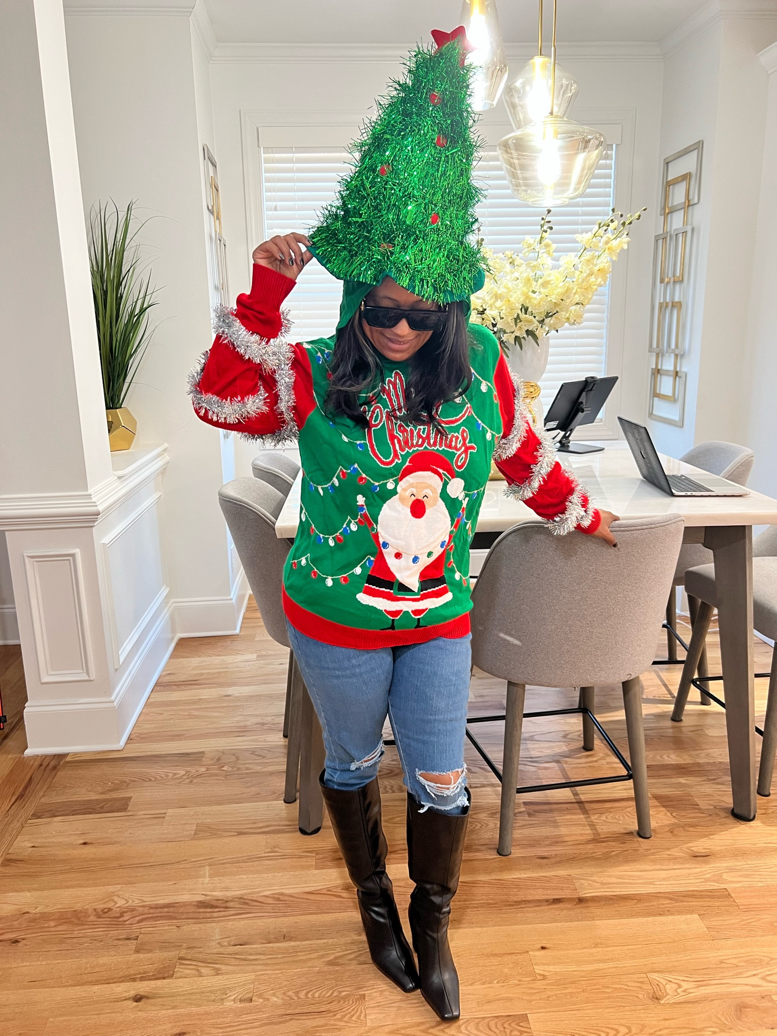 Ugly Christmas Sweater Joy!!

#LTKHoliday #LTKSeasonal #LTKFindsUnder50