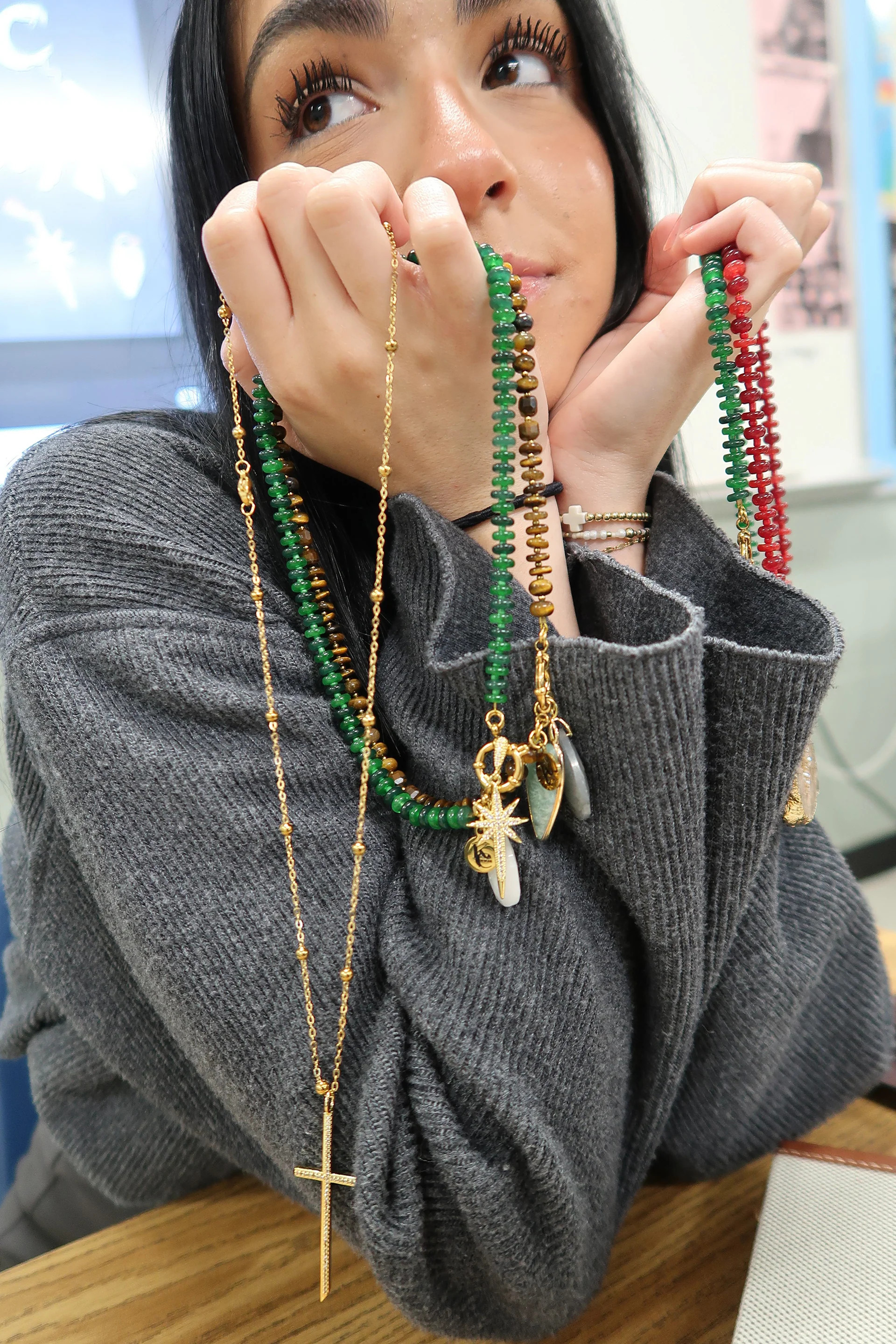 Honor Roll 316L Stainless Steel Bead Necklace | KC Chic Designs